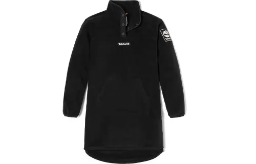 Timberland Long Sleeved Dresses Women's Black Stand Collar