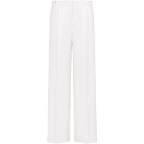 Christian DIOR Pleat Detailed Flared Trousers