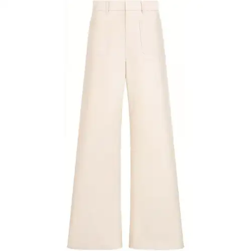 DIOR Jeans Women's Beige Moderate Flared Pants