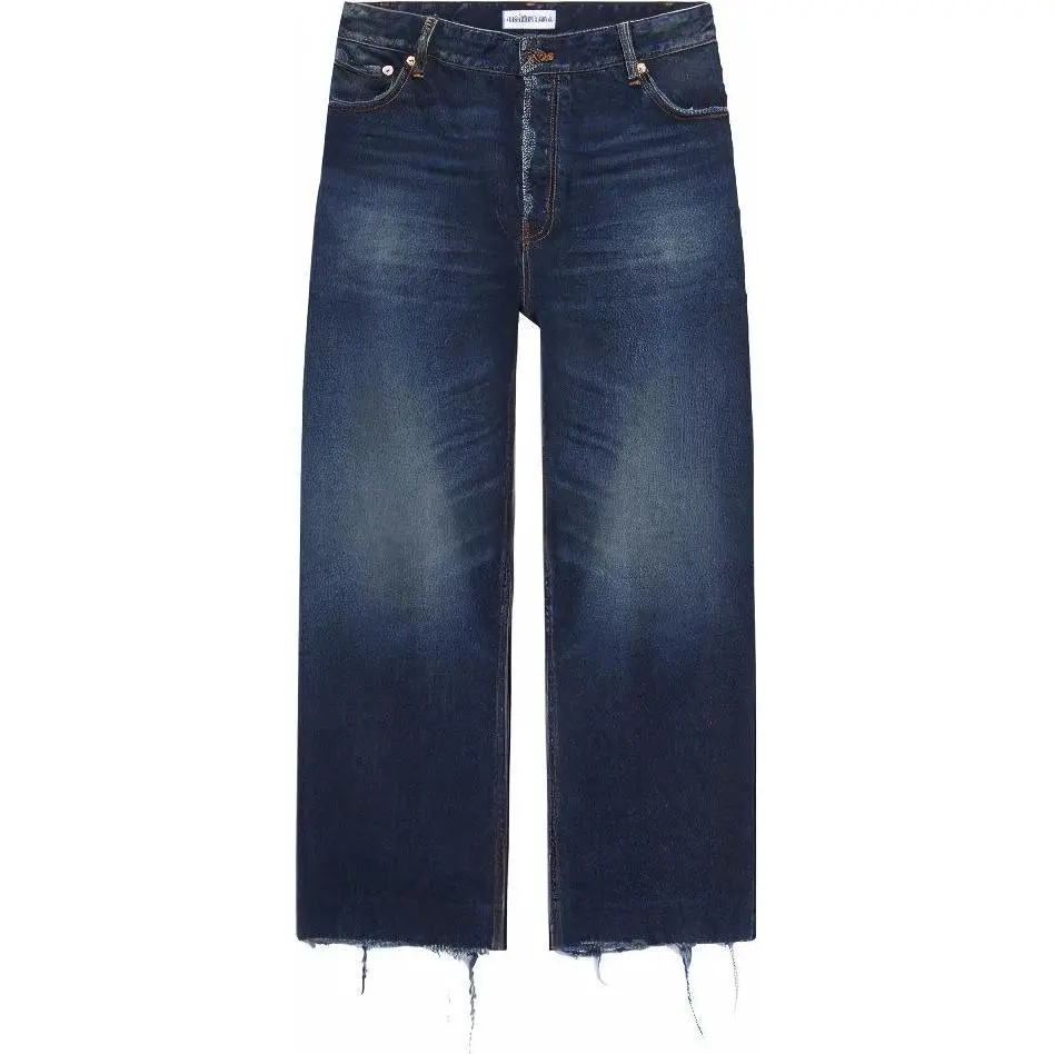 Balenciaga Cropped Denim 'Deep Blue'