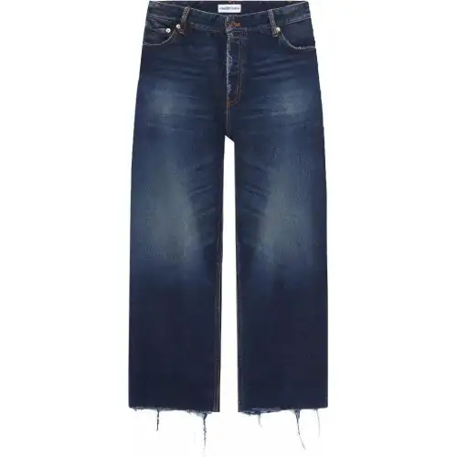 Balenciaga Cropped Denim 'Deep Blue'