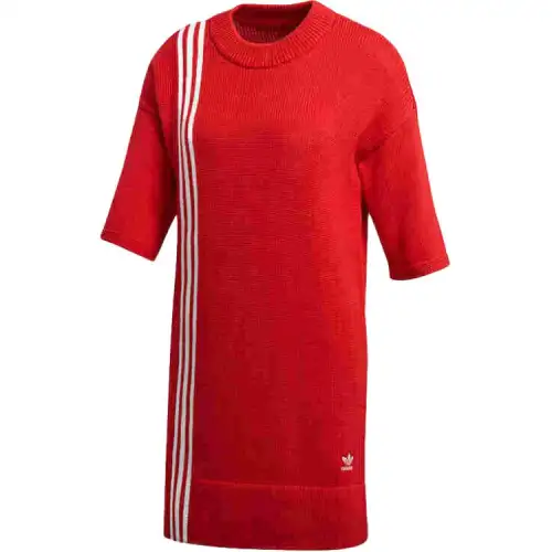 Adidas Originals SWEAT DRESS Short Sleeved Dress Women's Red
