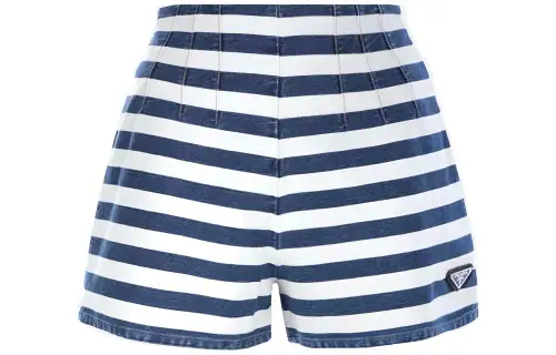 PRADA SS22 Casual Shorts Women's Blue