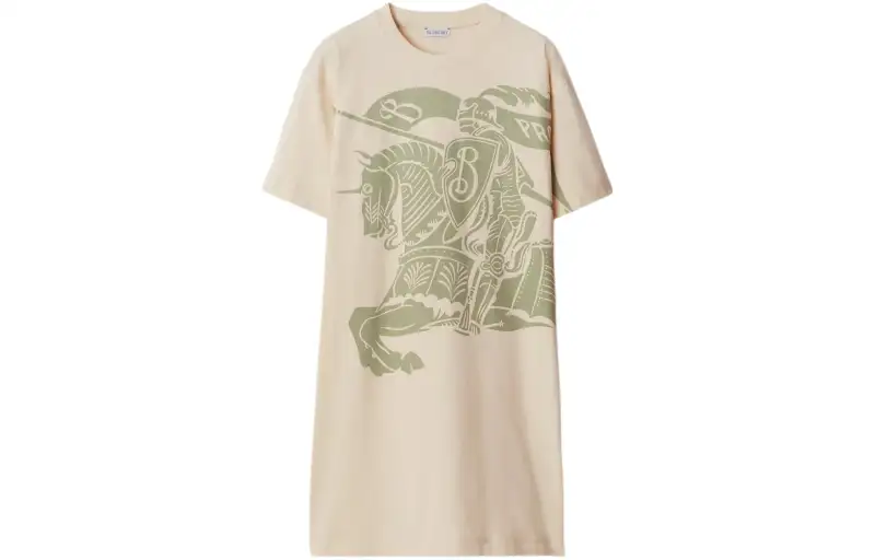 Burberry Logo Printed T Shirt