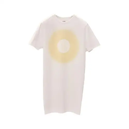 HERMES SS22 Short Sleeved Dress Women's Beige
