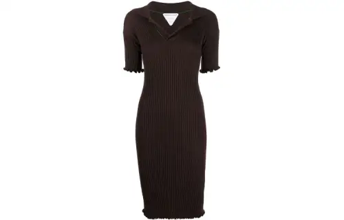 Bottega Veneta SS21 Short Sleeved Dress Women's