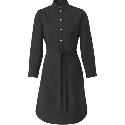 Burberry Short Sleeved Dress Women's Black 80529331