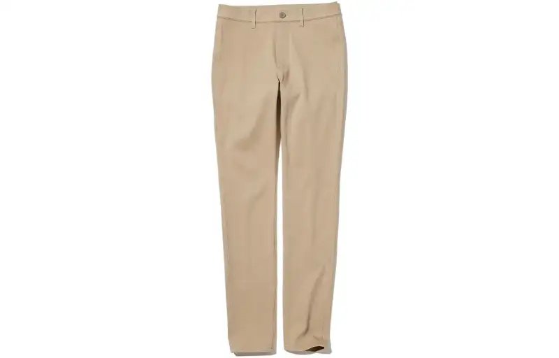 UNIQLO Casual Pants Women's Dark Beige Moderate Straight Fit Pants