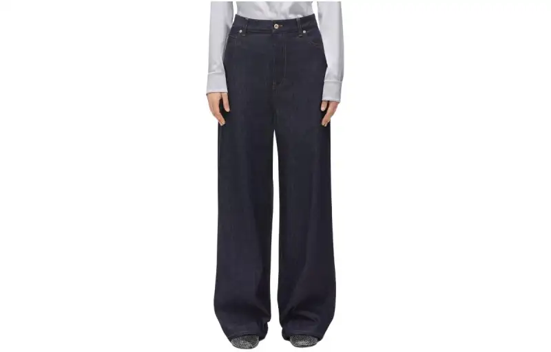 LOEWE High Waist Wide Leg Jeans