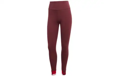 Adidas Originals Knitted Sweatpants Women's Dark Red Moderate Slim Fit Pants