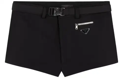 PRADA Casual Shorts Women's Navy Blue Moderate