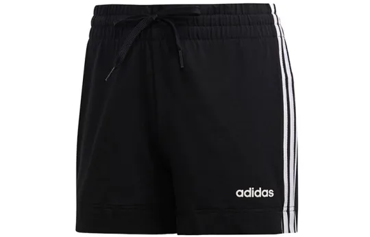 Adidas ESSENTIALS 3 Stripes Casual Shorts Women's Black