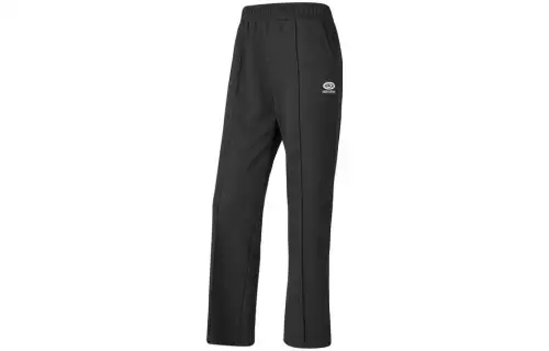 Skechers Knitted Sweatpants Women's Carbon Black/0018 Moderate Wide Leg Pants