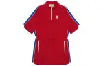 GUCCI Short Sleeved Dress Women's Red