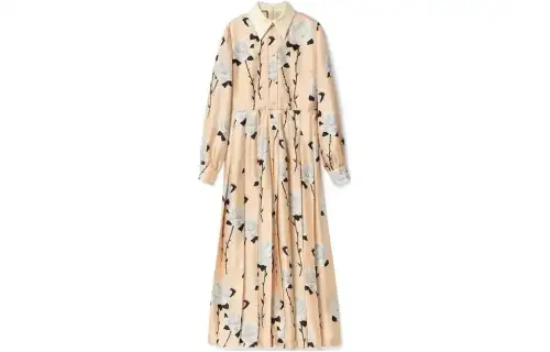 GUCCI SS24 Long Sleeved Dress Women's Multicolor