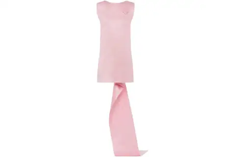 PRADA SS22 Sleeveless Dress Women's Pink