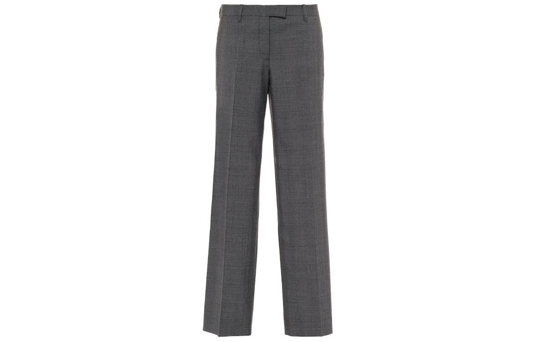 Miu Miu Prince Of Wales check straight leg trousers