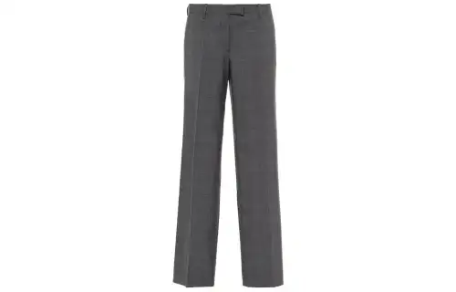 Miu Miu Prince Of Wales check straight leg trousers