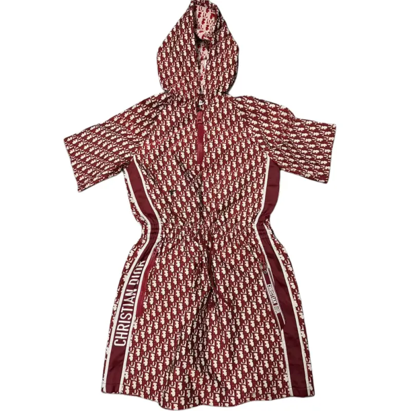 DIOR SS23 Short Sleeved Dress Women's Red
