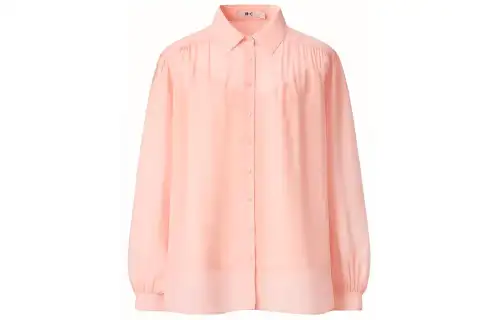 UNIQLO C Collection SS24 Shirt Matching Set Women's Pink