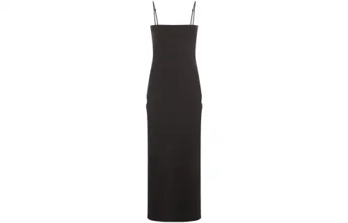THE ROW Slip Dresses Women's Black Moderate Long