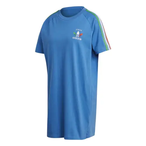 Adidas Originals Trefoil Short Sleeved Dress Women's Blue