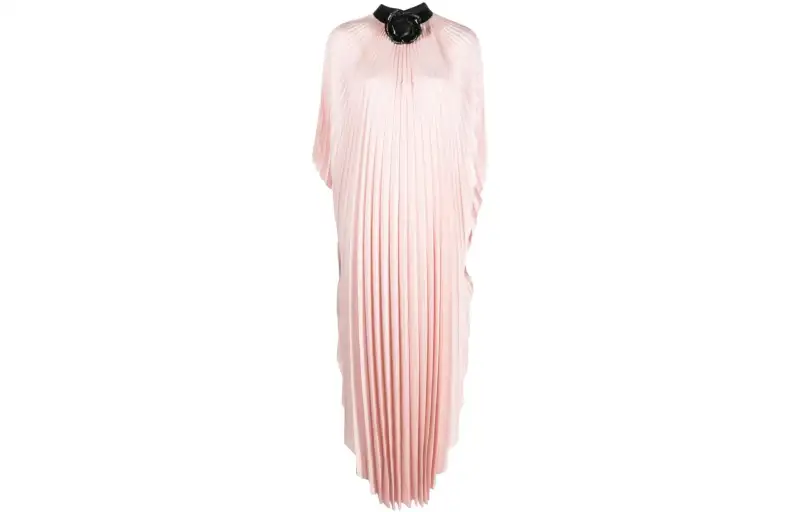GUCCI SS23 Short Sleeved Dress Women's Pink