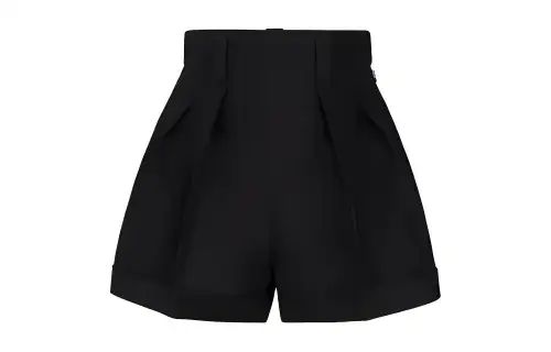LOUIS VUITTON New Quarterly Products Of LV Casual Shorts Women's Black Moderate