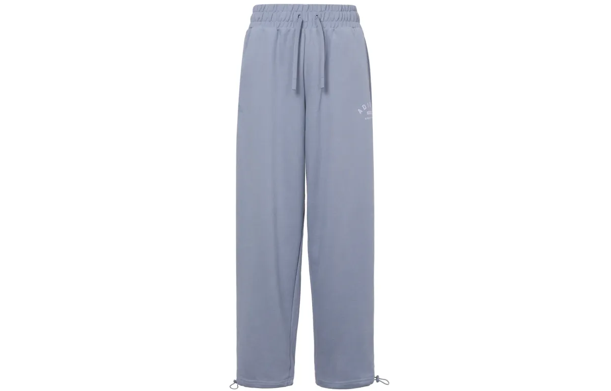 Adidas Knitted Sweatpants Women's Silver Gray Violet