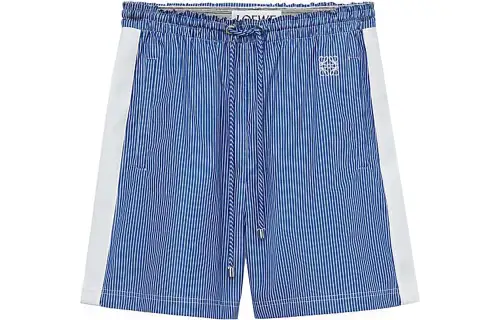 LOEWE Casual Shorts Women's Marine Blue Moderate