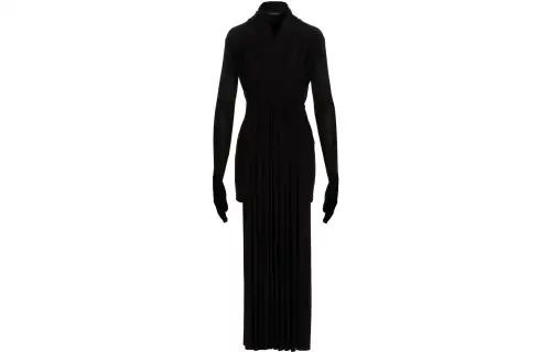 Balenciaga Cycling Draped Dress
