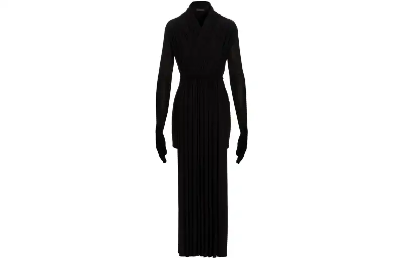Balenciaga Cycling Draped Dress
