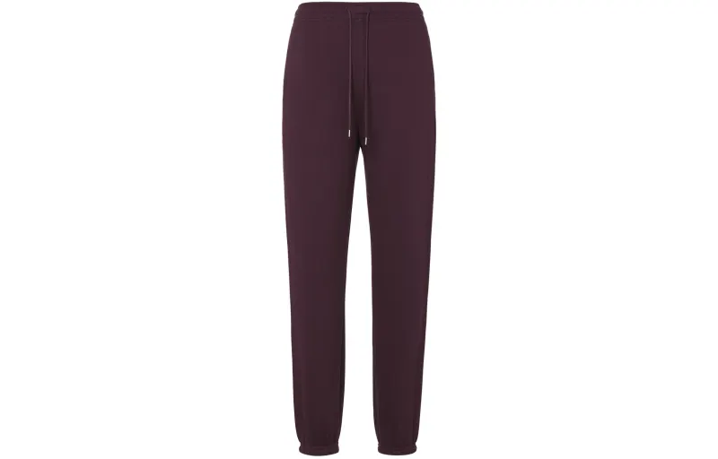 UNIQLO Knitted Sweatpants Women's Burgundy