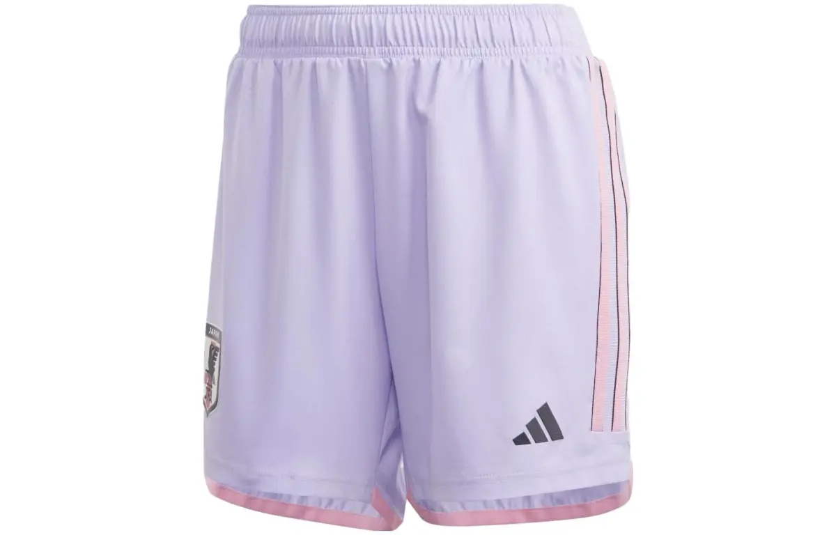 Adidas Casual Shorts Women's Purple Moderate Straight Fit Pants