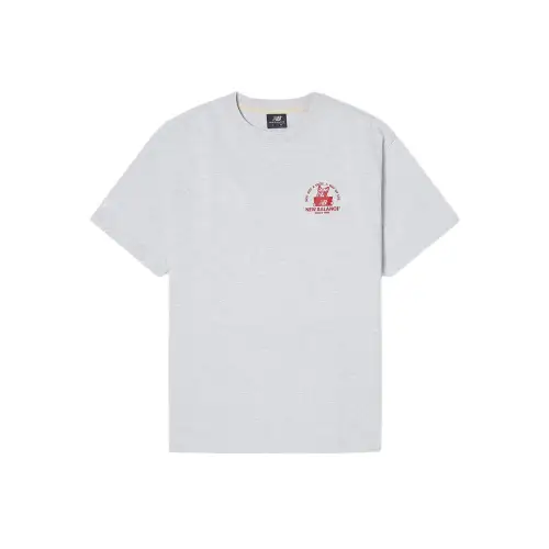 New Balance SEMI Over FIT UNI FRIENDS SHOEBOX T Shirt Unisex Light Gray