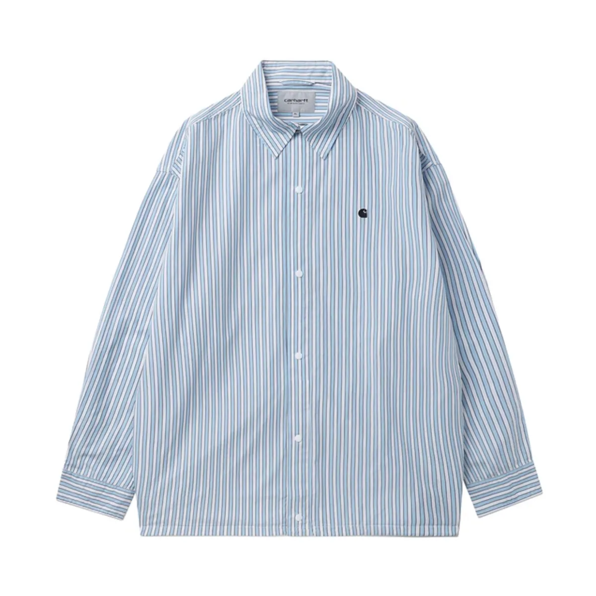 Carhartt WIP Shirts Men's Blue Lapel Moderate Other