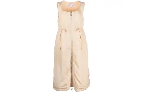 Bottega Veneta Sleeveless Dress Women's Beige