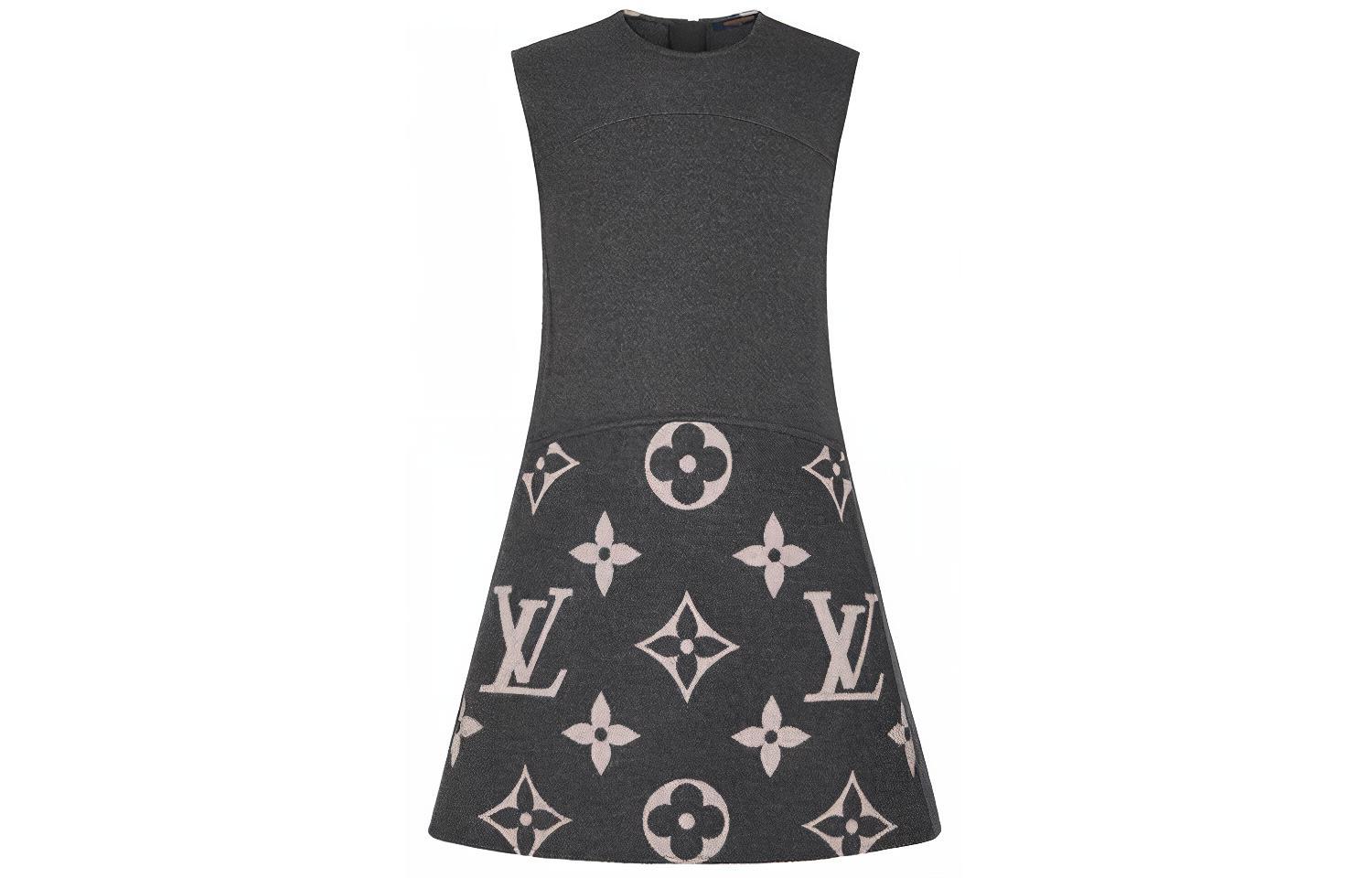 Женское платье Louis Vuitton (серое)