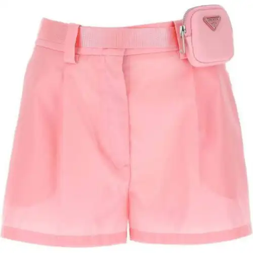PRADA Belted Pouch Shorts