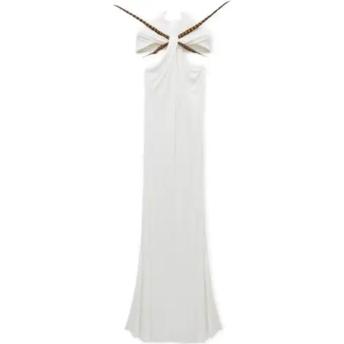LOEWE SS25 Women's Pre Selection Collection Short Sleeved Dress Women's White