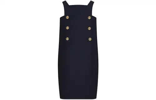 LOUIS VUITTON Sleeveless Dress Women's Black