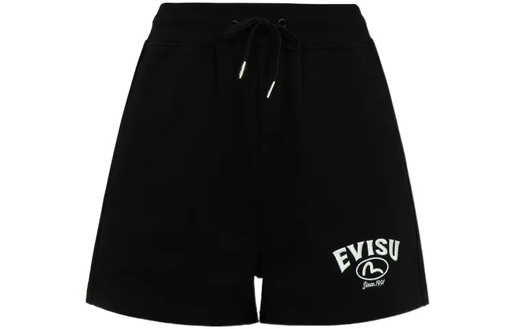 EVISU Casual Shorts Women's Black Moderate