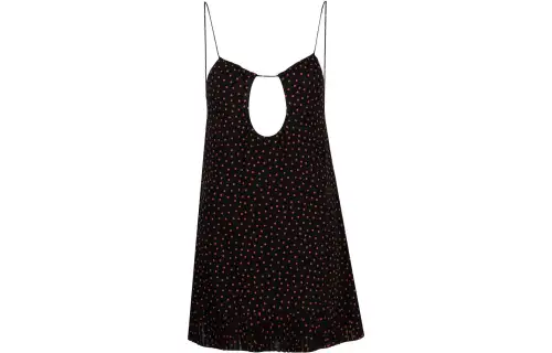 SAINT LAURENT Slip Dress Women's Black