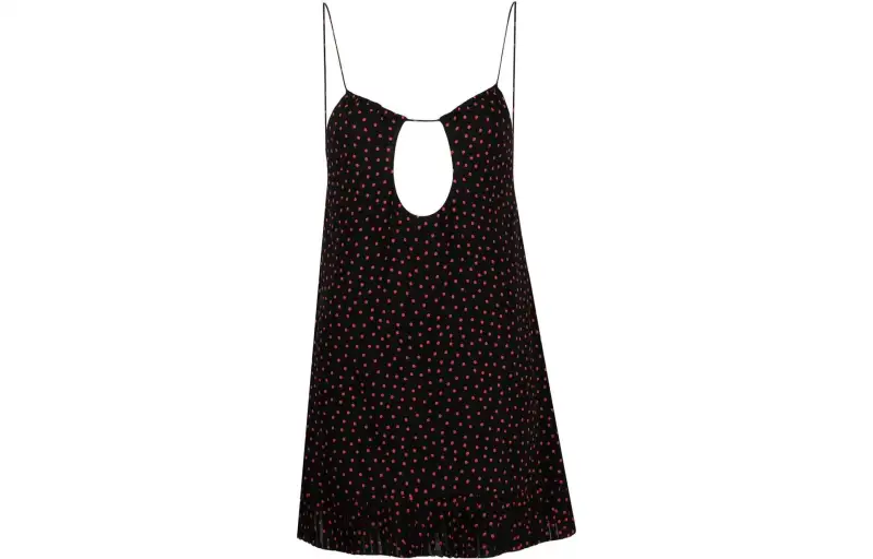 SAINT LAURENT Slip Dress Women's Black