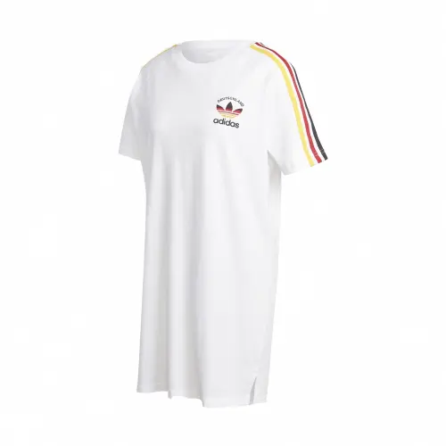 Adidas Originals Euro Cup Dress Short Sleeved Dress Women's White