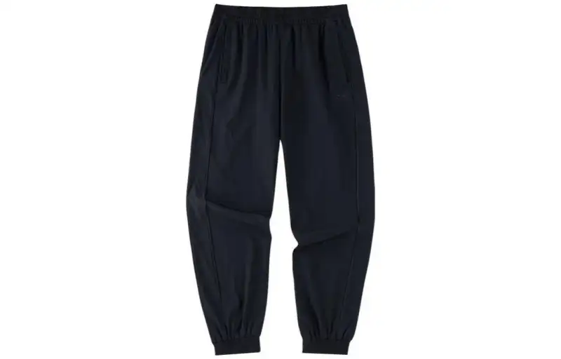 ANTA Variety Training Collection Knitted Sweatpants Women's Black Moderate Cuffed Pants