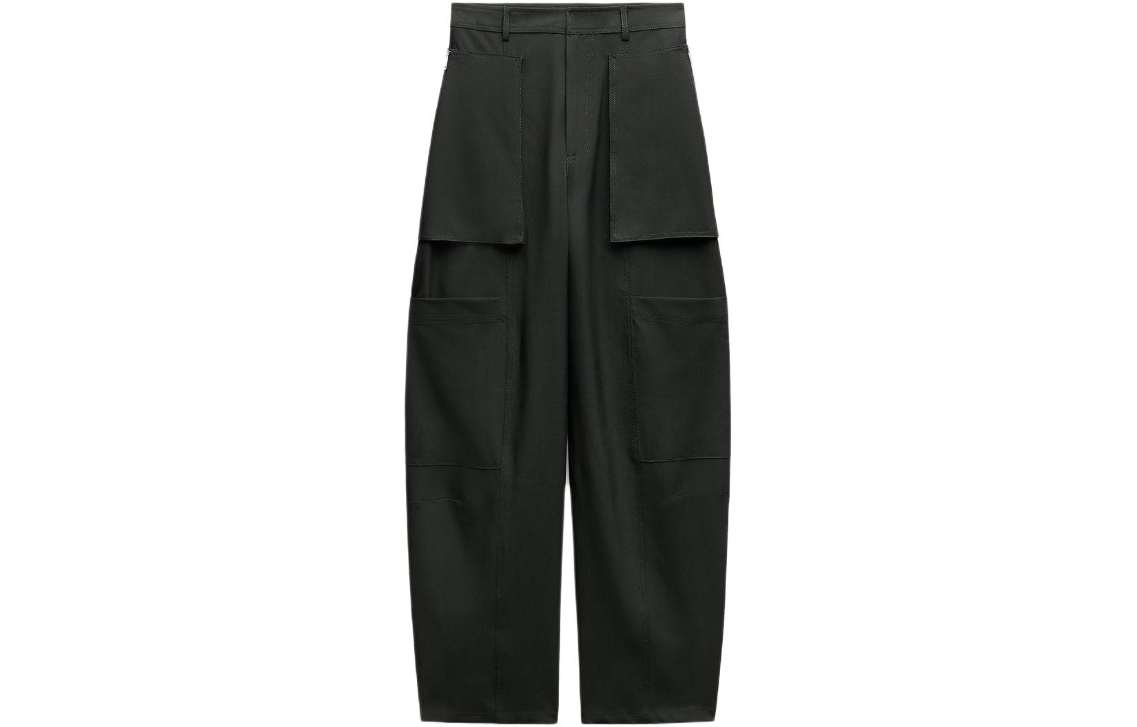 Lig. wide cargo pants✴︎美品✴︎ブラック Oplxuo Women Cargo Pants Elastic High Waisted Y2k Wide Leg