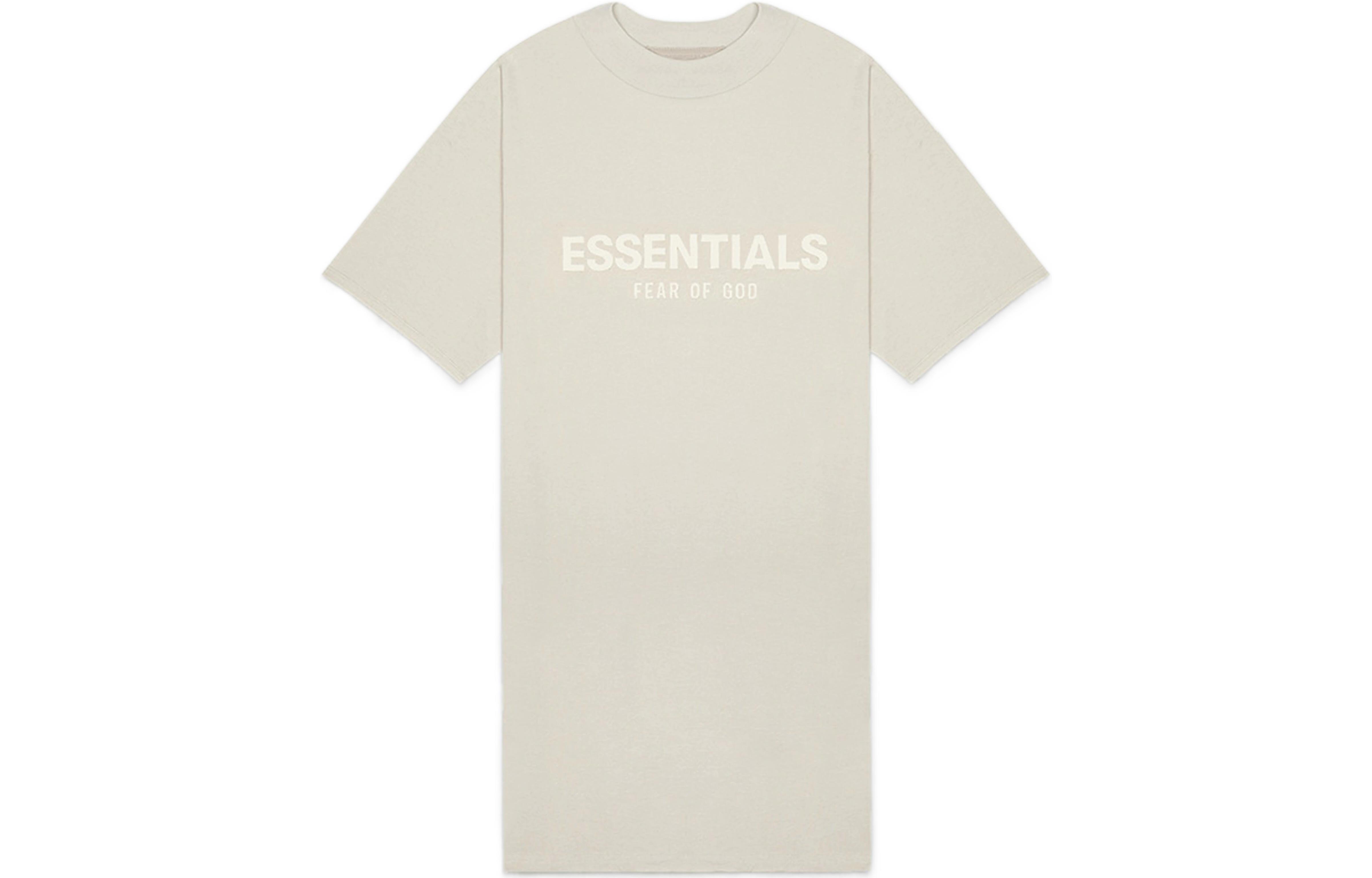 Женское платье Fear of God Essentials SS22 Women's T-shirt Dress (/ пшеничный)