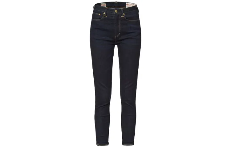 EVISU Jeans Women's Denim Blue Moderate Slim Fit Pants