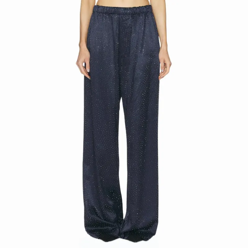 Balenciaga Casual Pants Women's Dark Marine Blue